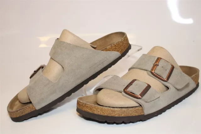 Birkenstock Germany Made Womens 9 40 Arizona Soft Footbed Suede Sandals Shoes