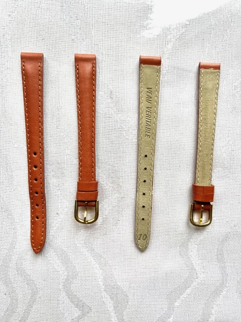 Bracelet En Cuir Véritable 20mm Marron ROCHET - Fait Main En France - Boucle Ardillon