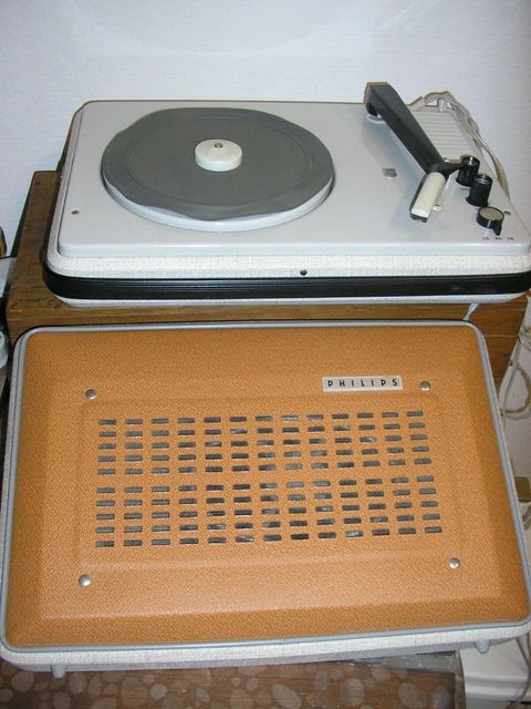 TOURNE DISQUE ANCIEN Collection Bakelite Philips EUR 215,00