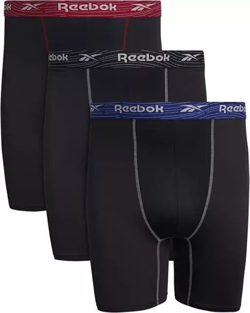 Reebok Tall&Big 5 Pack Mens Loose Fit Quick Dry Sports Trunks size 2XL-4XL 2