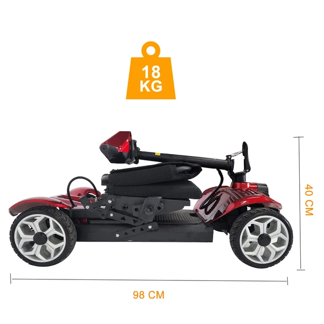 NEW HECARE LIGHTWEIGHT Folding Mobility Scooter SK211 Travel portable