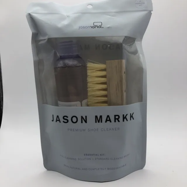 Jason Markk Essential Kit Premium Shoe Cleaner 4 Oz & Brush Combo Sealed New