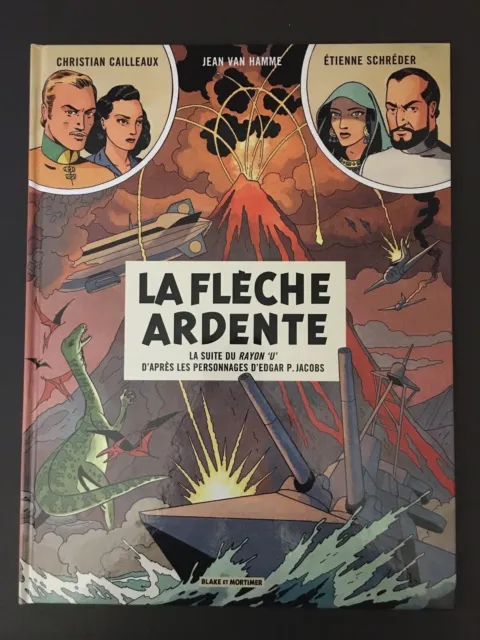 Eo - La Fleche Ardente - Dedicace Christian Cailleaux - Blake Mortimer - Jacobs. 3