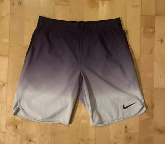 Nike Nadal Federer Men's Ace Gladiator 9" Tennis Shorts 801716-524 Size S