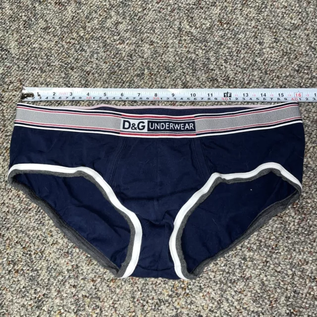 NWOT D&G Underwear Dolce Gabbana Navy Color Briefs