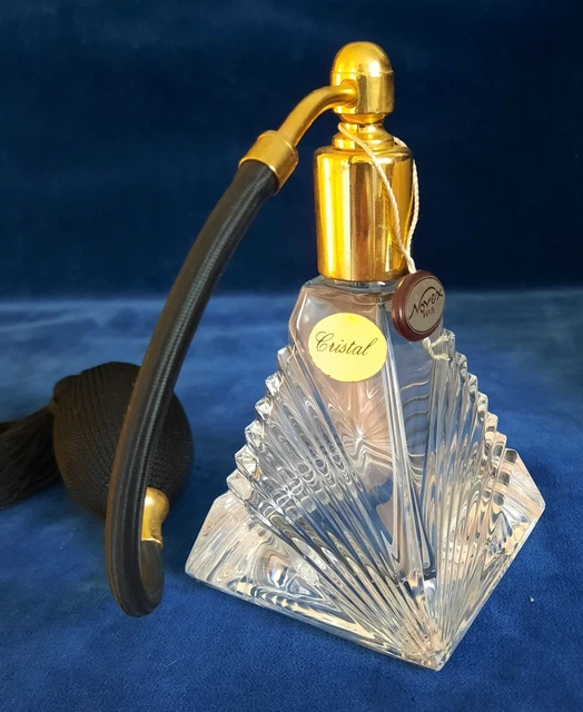 Lot de 2 flacons vaporisateurs de parfum en verre rechargeables avec