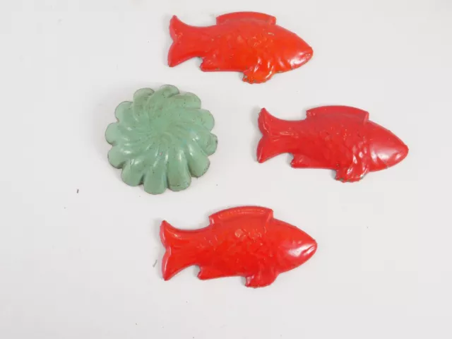 Formen Von Satz Sand Kind aus Metall Fisch 9 CM Muschel