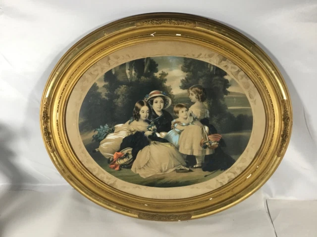 19th Century Hand Colored Engraving, Franz Winterhalter, Hesse/Zawitz Publisher