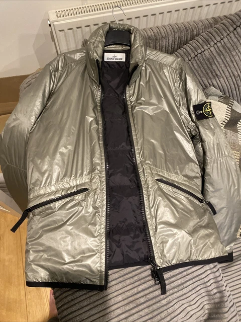 STONE ISLAND PERTEX Quantum Y Primaloft Insulation Lightweight Grey Jacket S 225.42 PicClick UK