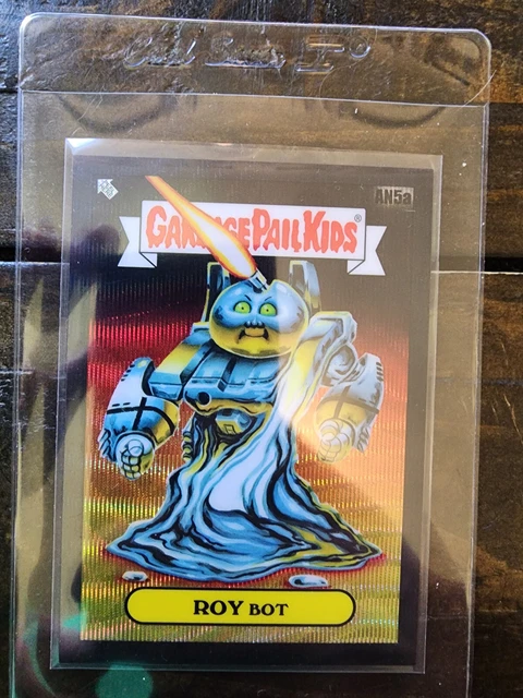 2021 Topps Garbage Pail Kids Series 4 Chrome AN5a Roy Bot Black Refractor /99