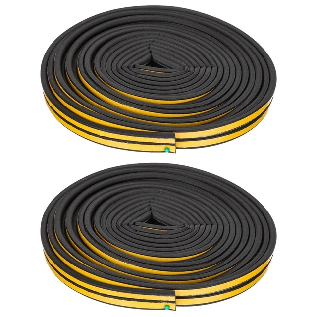 2 Pieces Trucks Door Trim Door Window Seal Garage Door Seal Anti-collision