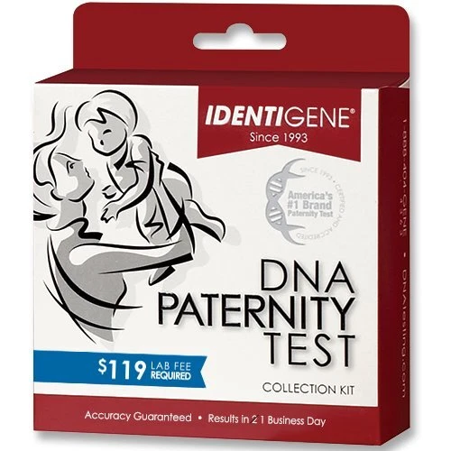 Kit de colección de pruebas de paternidad de ADN Identigene rápido y preciso 1 unidad