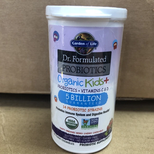 Garden of Life Dr. Formulated Kids Organic Probiotics - 30 Chewables. 11/24. 9