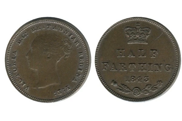 1/2 Farthing Victoria Grande Bretagne
