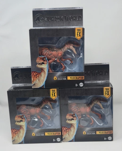 JURASSIC WORLD HAMMOND Collection Velociraptor 'Tiger' Action Figure £ ...
