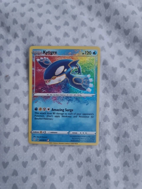Pokémon TCG Kyogre Shining Fates 021/072 Holo Amazing Rare