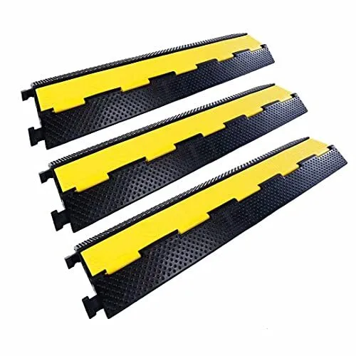 YONSHENG Rubber Cable Ramp Cord Cover Cable Protector Ramps Wire Hose Protect...