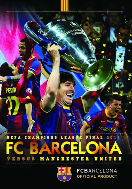 UEFA CHAMPIONS LEAGUE FINAL 2011 FC Barcelona 3 Manchester United 1 DVD UK Reles