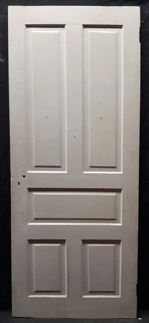 31.5"x78.5" Antique Vintage Old Victorian Interior SOLID Wood Wooden Door Panels