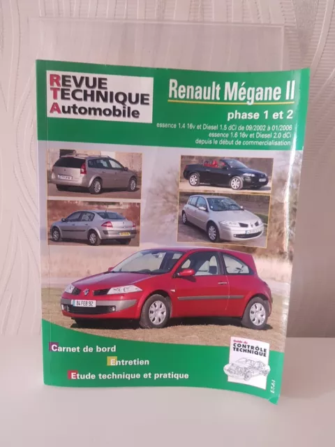 Revue technique automobile RTA RENAULT MEGANE 2 Essence.