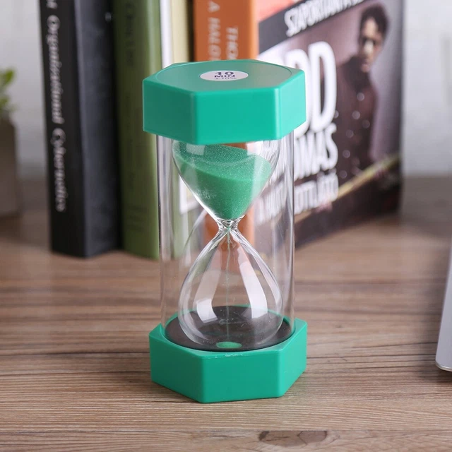 Colorful Sand Glass Hourglass 3/10/20/30/60 Minutes Timer Clock Home Office N YA