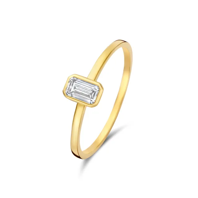 Isabel Bernard Baguette Genevieve 14 Karaat Gouden Ring IB330087-60