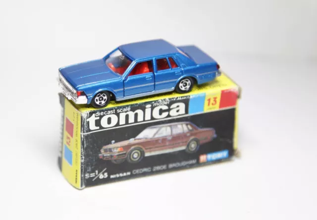 Tomica Vintage No 13 Nissan Cedric 280E Brougham In Original Box - RARE