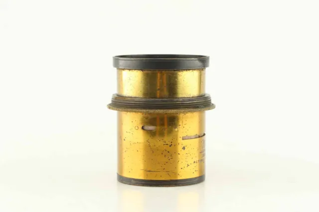 Ross London Actinic Doublet Messing Brass Objektiv Lens 91762 3