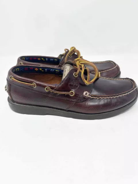 TIMBERLAND EARTHKEEPERS BOAT Shoes Loafer Brown Leather Docksiders ...