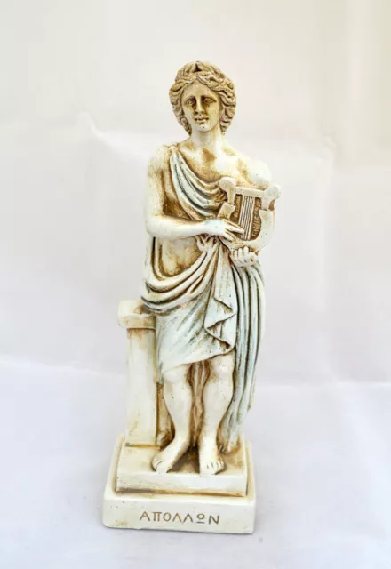 Apollo Ancient Greek God of light, sun, music, poetry sculpture statue artifact