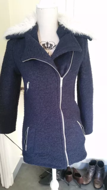 manteau  laine fille 12 ans    ( Kookaï )