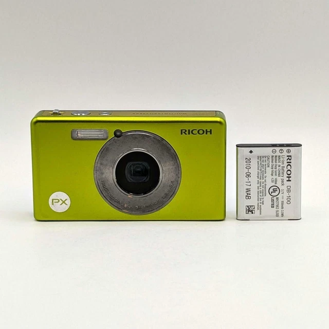 ⏯️ RICOH PX *English OK* Lime Green Waterproof 16 MP