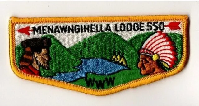 BSA Menawngihella Lodge 550 S-2 Flap, CB, Mountaineer Area Council West Virginia