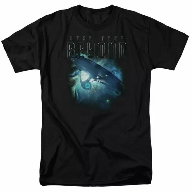 Star Trek Beyond Voyage T Shirt Licensed Sci-Fi Movie Classic Tee New Black