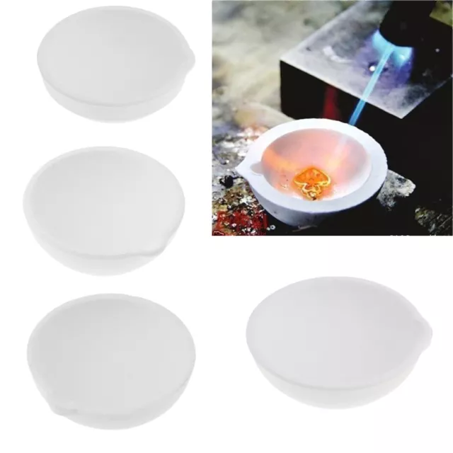 Crucible Quartz Silica Melting Melt Metal Gold Silver Scrap Jewelry Casting