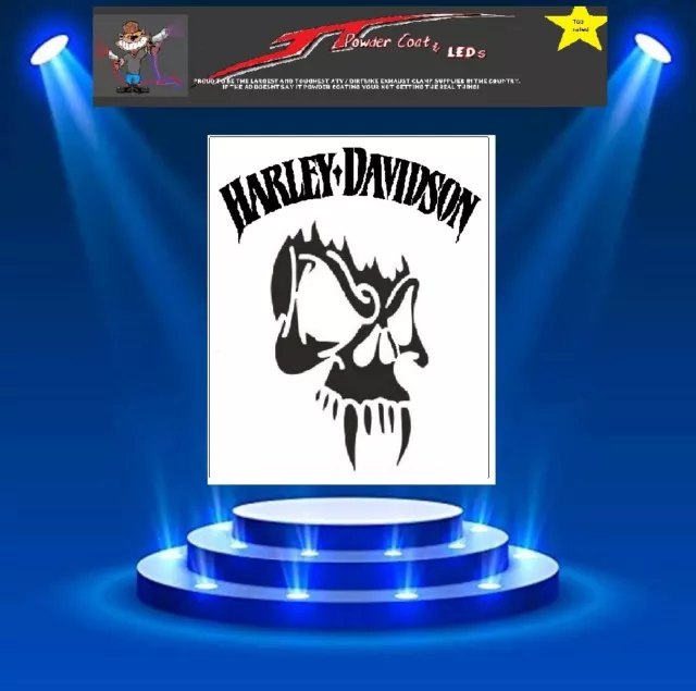 Harley davidson tank,fender logo Stencil Template Airbrush Paint #960