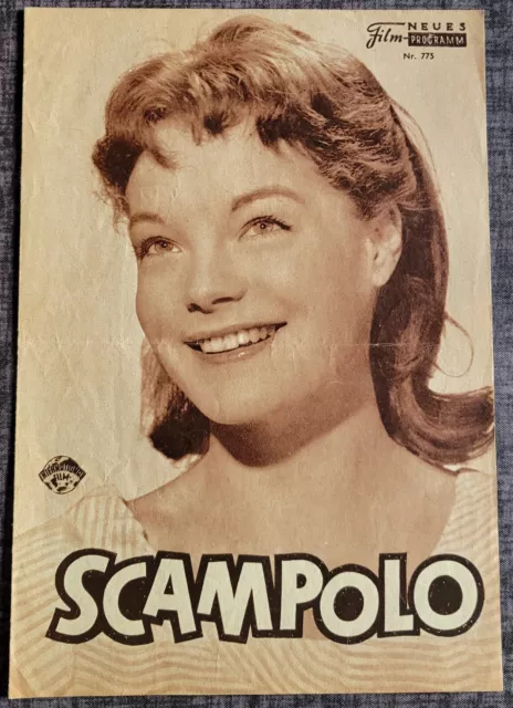 NFP-Filmprogramm: ROMY SCHNEIDER in/als "SCAMPOLO" mit Paul Hubschmid ... #1786