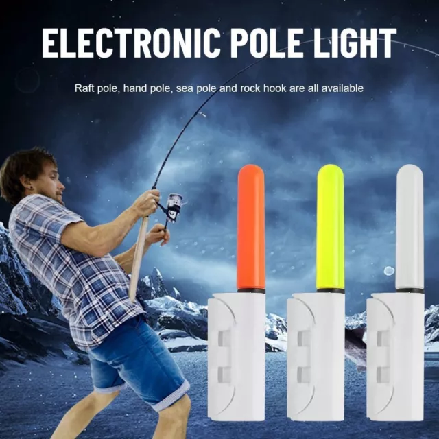 FLASH BITE ALARM Glow Stick Fluorescent Light Fishing Rod Tip