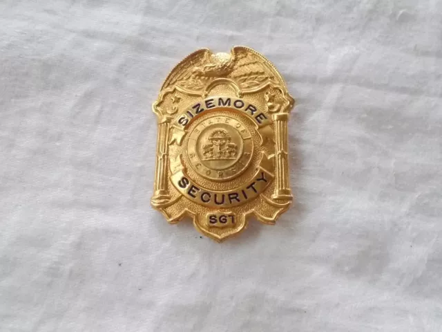 Vintage Sizemore Security State Of Georgia SGT BADGE Private Co.
