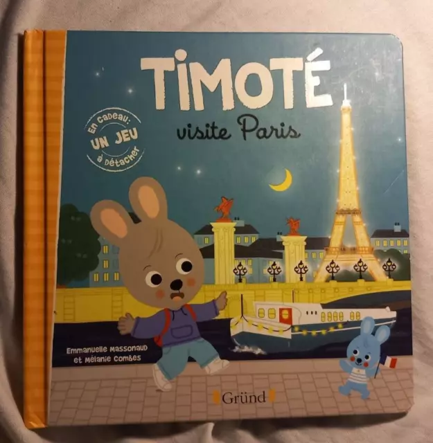 Timoté visite Paris Par Emmanuelle Massonaud, Mélanie Combes (Illustrations)