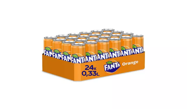 Fanta Pure Fanta Erfrischung je 24 Dosen Original 0,33L