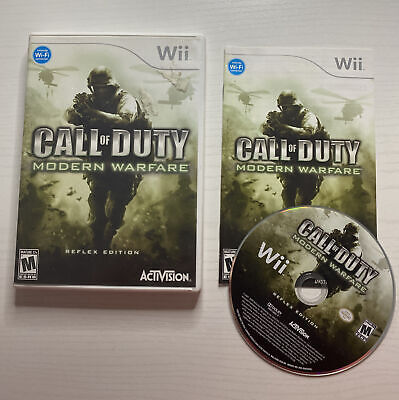 Call of Duty: Modern Warfare Reflex Edition (Nintendo Wii, 2009) Complete