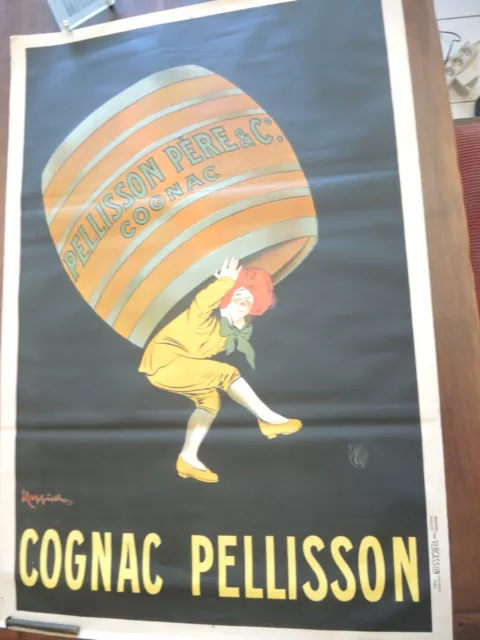 Affiche CAPPIELLO publicitaire originale Cognac PELLISSON