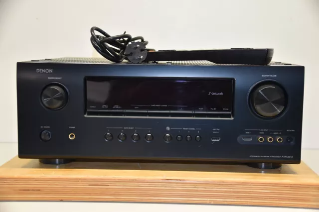 Denon AVR-2312 , 7.2 Heimkino Netzwerk HDMI 3D AV-Receiver in Schwarz mit FB