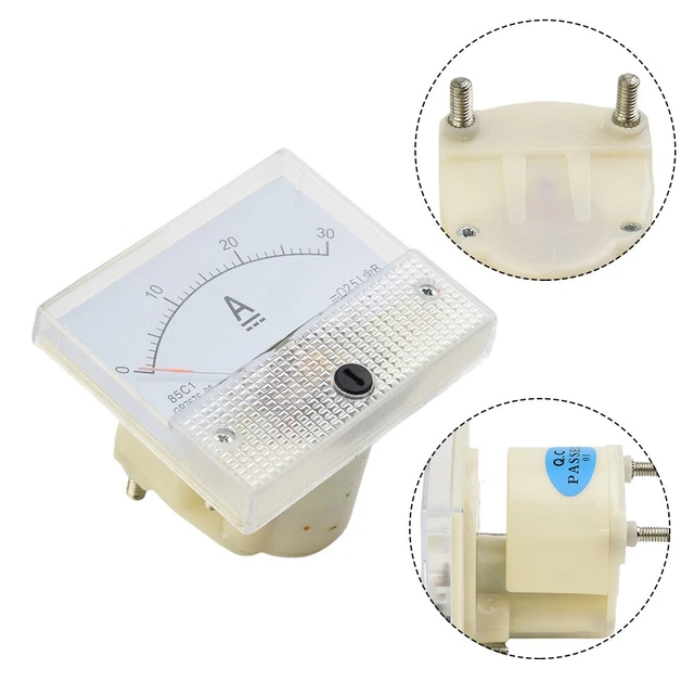 Vikye DC Analog 85C1 Voltmetro di Corrente Tensione 2.5 Pannello Voltmetro Analogico di Tensione di Precisione per Esperimenti (Misurazione Portata 0-5A