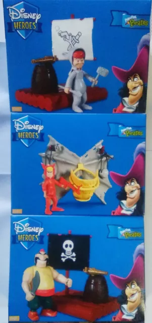 3 Cajas Figuras De Peter Pan Pirates. De Famosa. Año 2004. Nuevas En Caja.