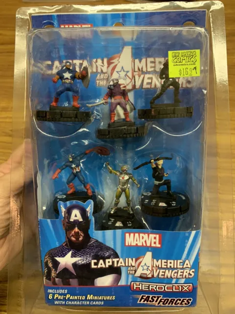FAST FORCES Marvel HeroClix: Captain America and the Avengers NEW & SEALED