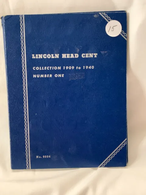 LINCOLN WHEAT CENT SET IN WHITMAN FOLDER 1909-1940-s---76 COINS