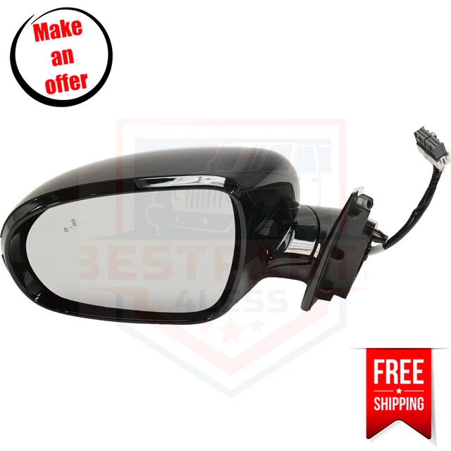 Kool Vue KA96EL-S Mirror Power Glass Heated Left Side for 2019-2020 Kia Sorento