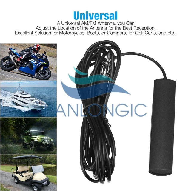 For Vehicle Truck Motorcycle Boat Radio Stereo Hidden Antenna Stealth FM AM